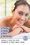 Yasemin Yeşil Çaylı Scrub Peeling 250ml Vücut Bakımı Etkili