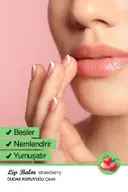 Bitkisel Dudak Koruyucu Çilekli Lip Balm