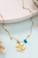 316L Yonca Çelik Kolye