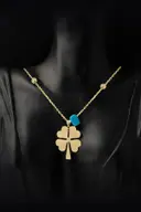 316L Yonca Çelik Kolye