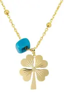 316L Yonca Çelik Kolye