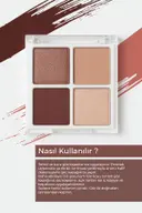 Eye Shadow Palette Göz Farı Paleti 4 Renk