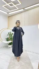 Füme Betül Tesettür Elbise 