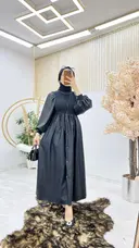 Siyah Asil Elbise Tesettür Giyim 