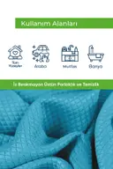 Mikrofiber 3' lü Temizlik Bezi