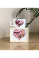 Sevgi Yemekti Tasarımlı Kutulu Kupa