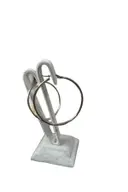 Çelik Büyük Boy Halka Küpe 5cm – Paslanmaz Çelik Silver Renk Günlük Şık Küpe