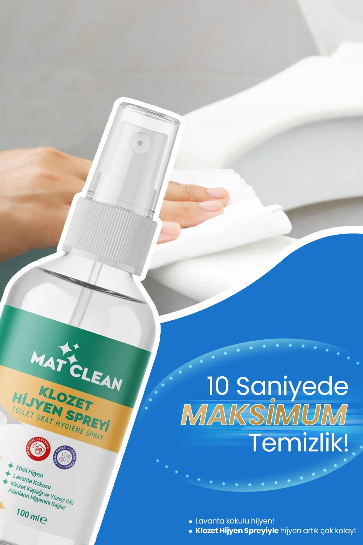 Klozet Temizlik Spreyi 100ml