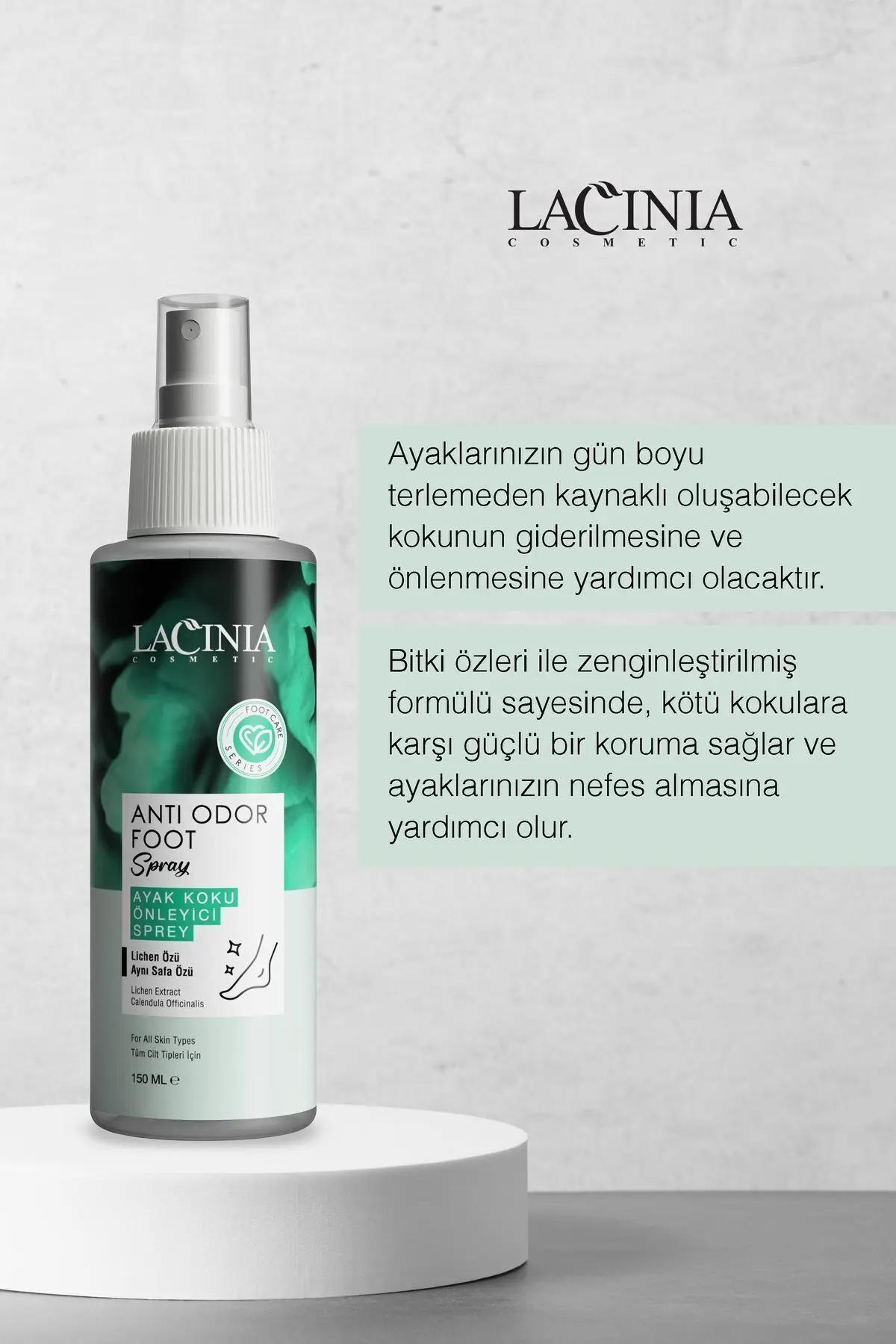 Koku Önleyicili Ayak Bakım Spreyi 150ml
