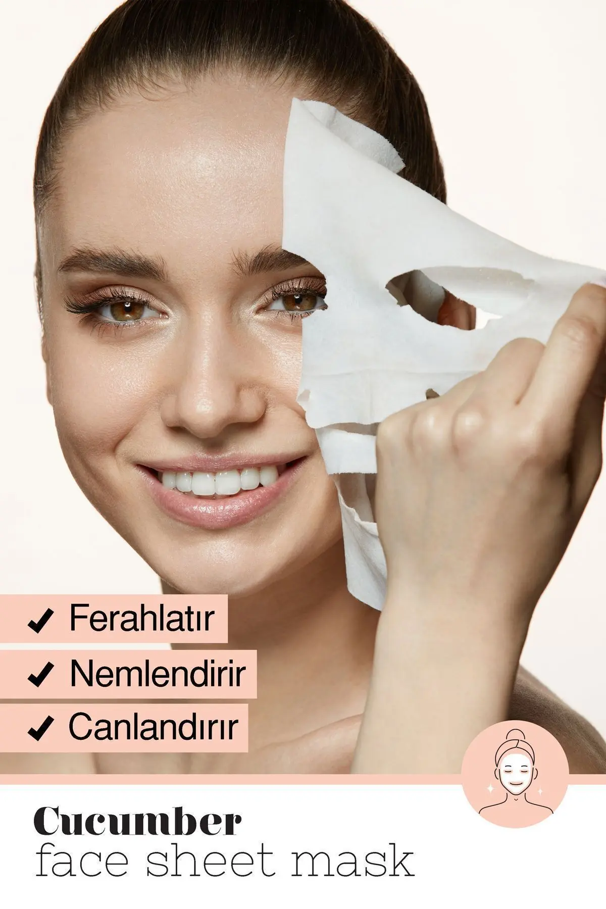 Kağıt Yüz Maskesi (Salatalık)
