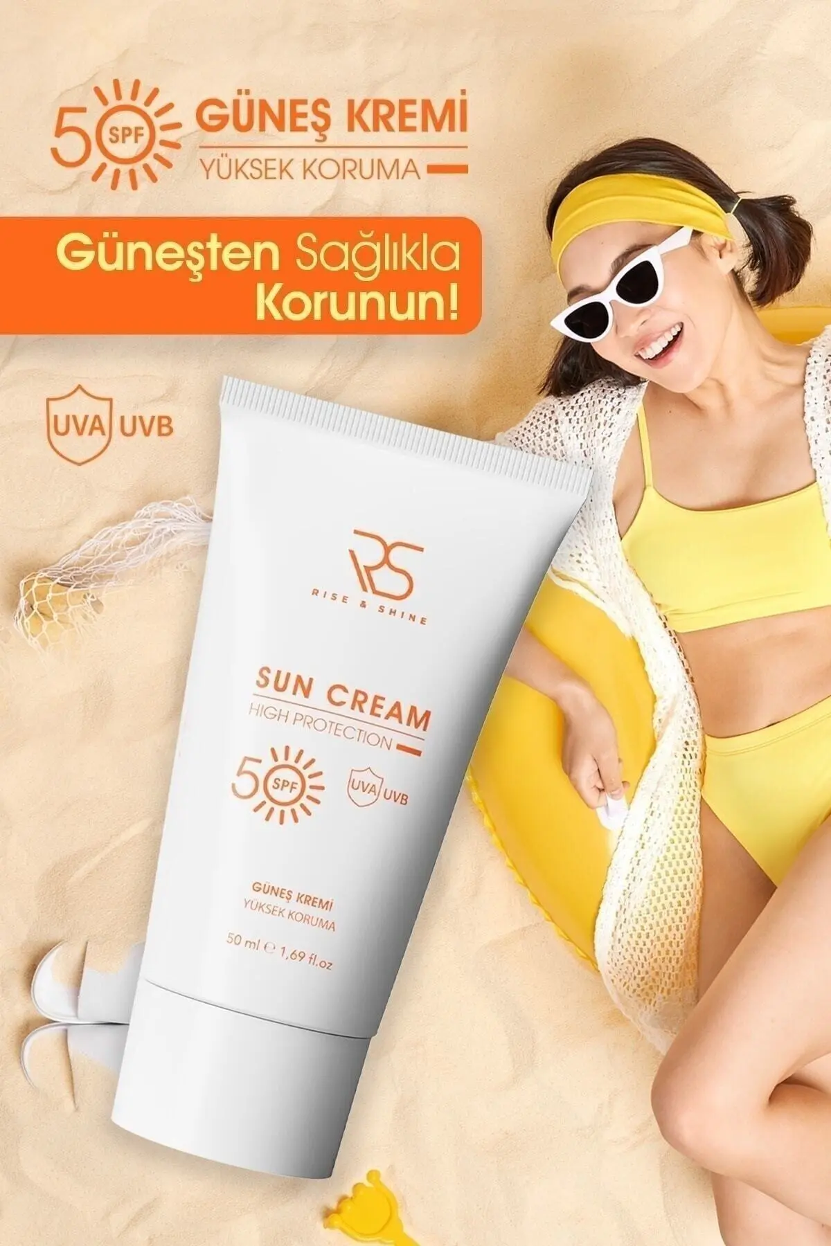 Güneş Kremi Spf 50+ - 50 Ml