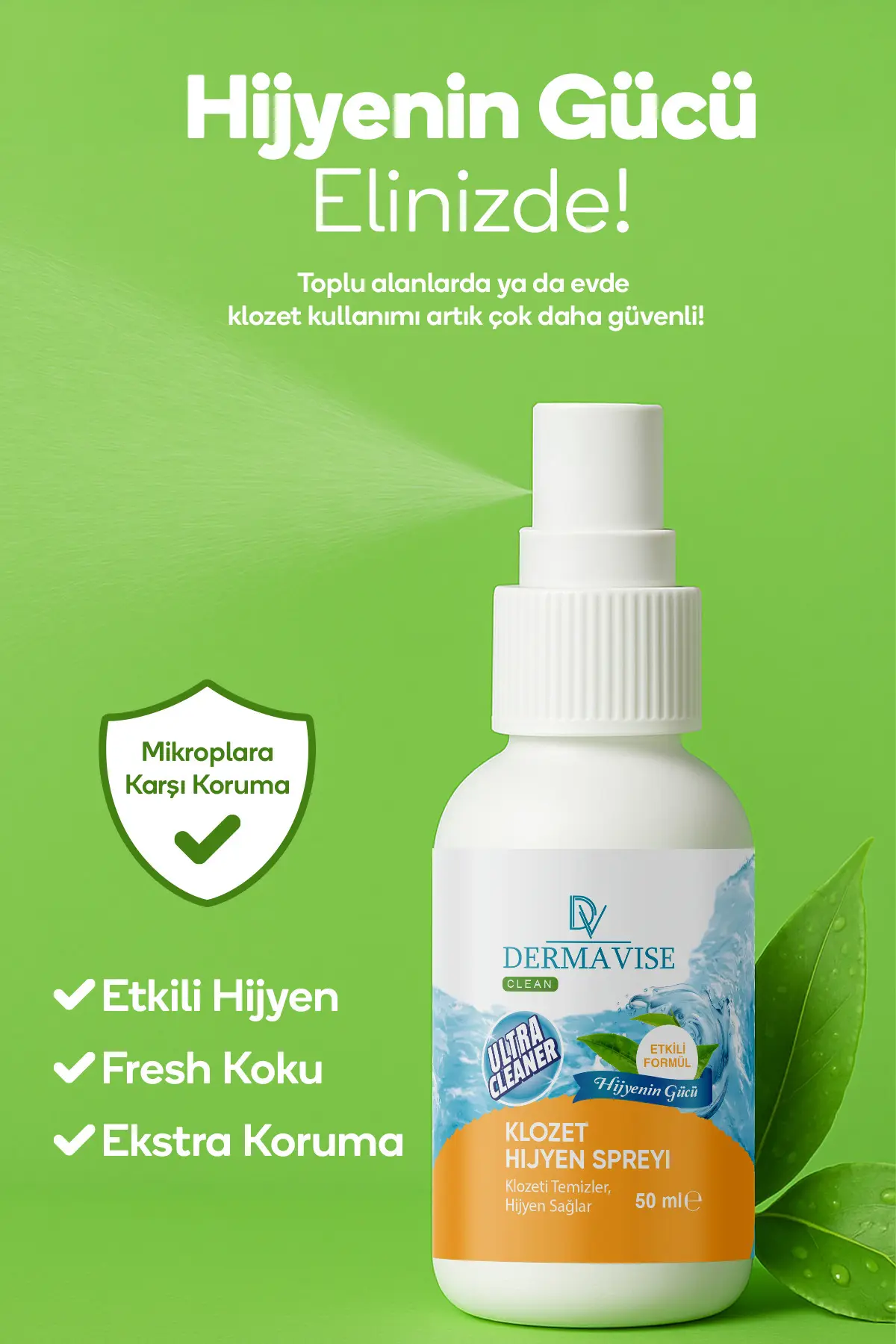 Klozet Hijyen Spreyi 50 ml