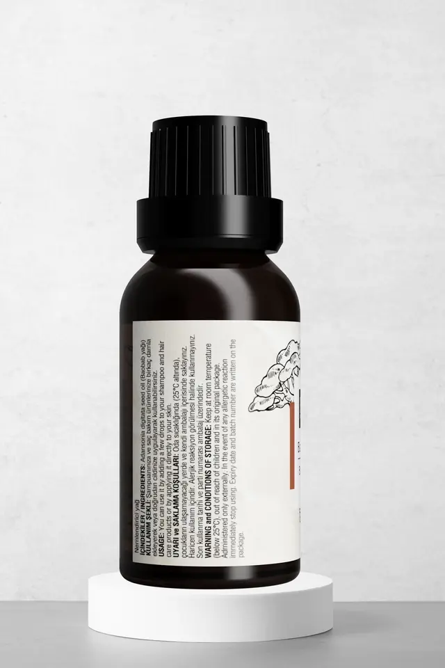 Baobab Yağı 20ml Nemlendirici Yağ Saç Bakımı Cilt Bakımı Etkili