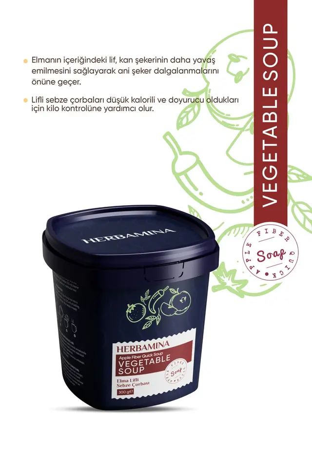 ELMA LİFLİ SEBZE ÇORBASI
