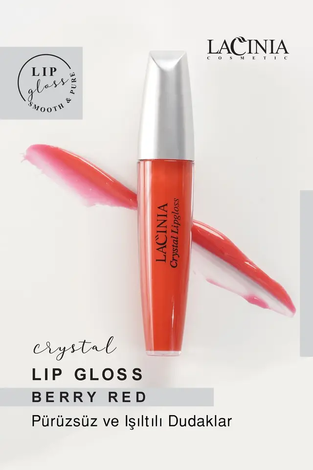 BERRY RED CRYSTAL LIPGLOSS