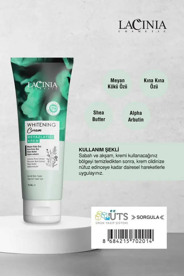 Beyazlatıcılı Ve Kararma Karşıtı Cilt Bakım Kremi 75ml