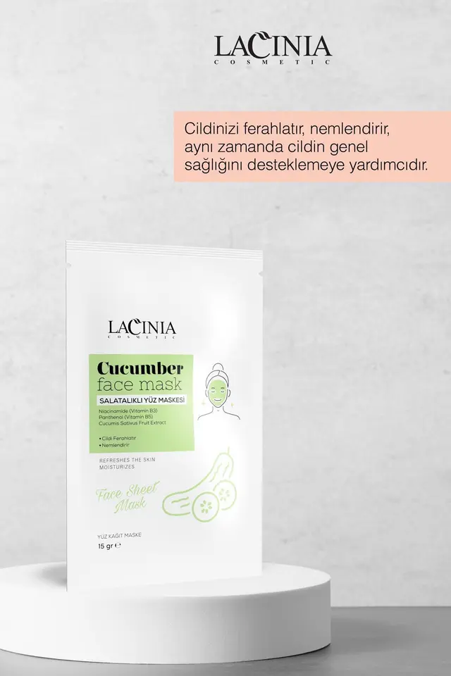 Kağıt Yüz Maskesi (Salatalık)