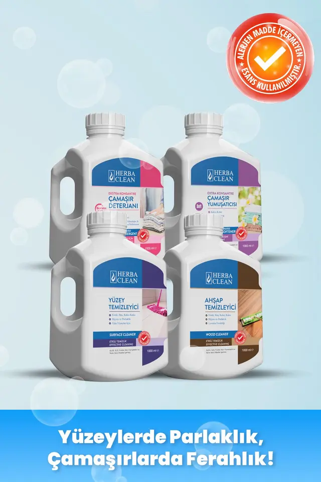 Ev Tipi 9’lu Süper Temizlik Paketi