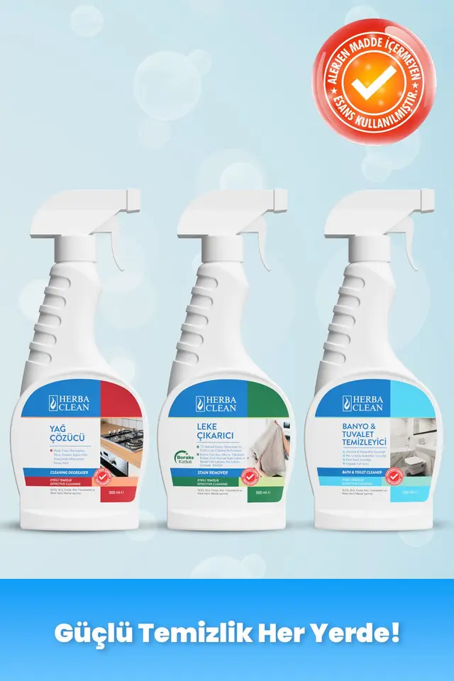 Ev Tipi 9’lu Süper Temizlik Paketi