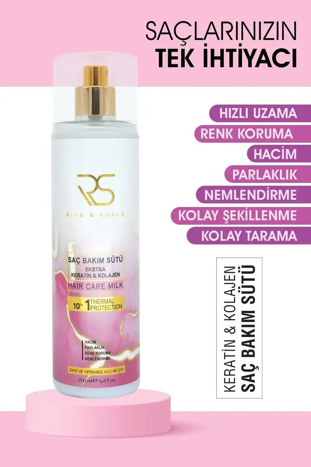 Keratin Kolajen Saç Bakım Sütü 200 ml
