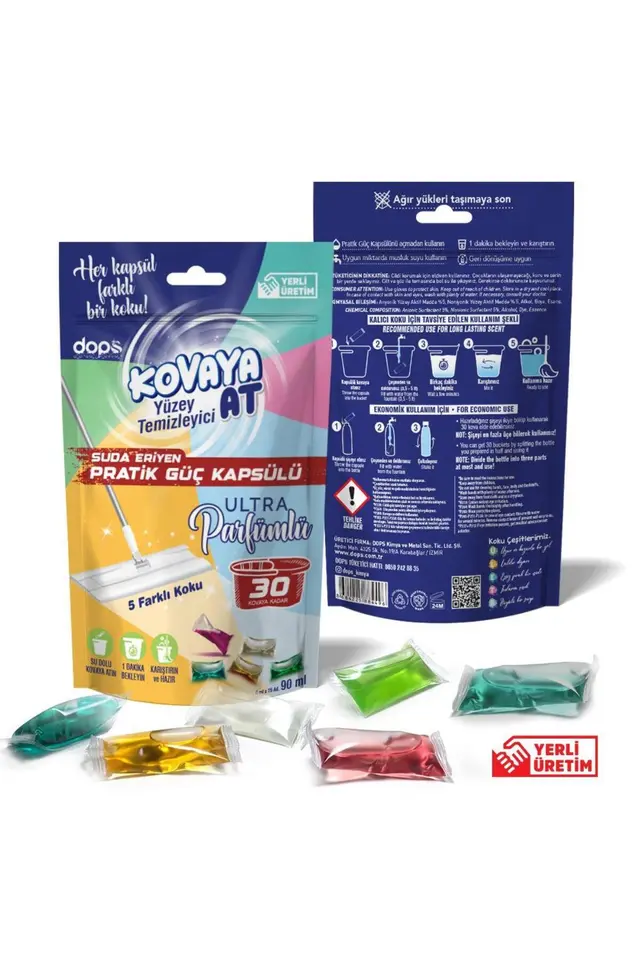 DOPS YÜZEY TEMİZLEME KAPSÜLÜ KARIŞIK PARF 15 Lİ*20