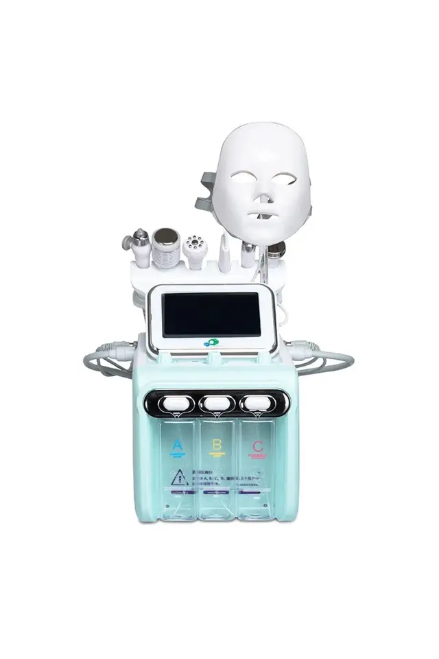 Led Maskeli & Yüksek Frekanslı Hydrafacial 8in1