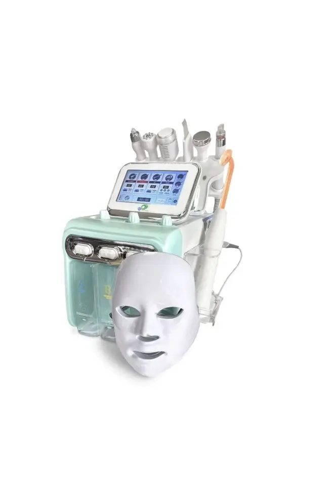 Led Maskeli & Yüksek Frekanslı Hydrafacial 8in1