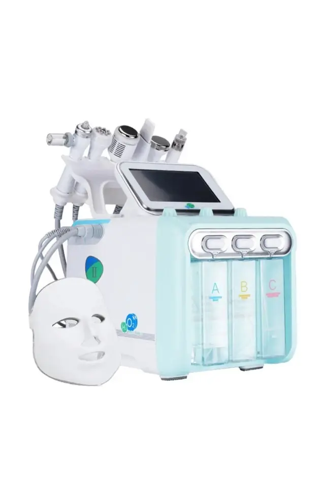 Led Maskeli & Yüksek Frekanslı Hydrafacial 8in1